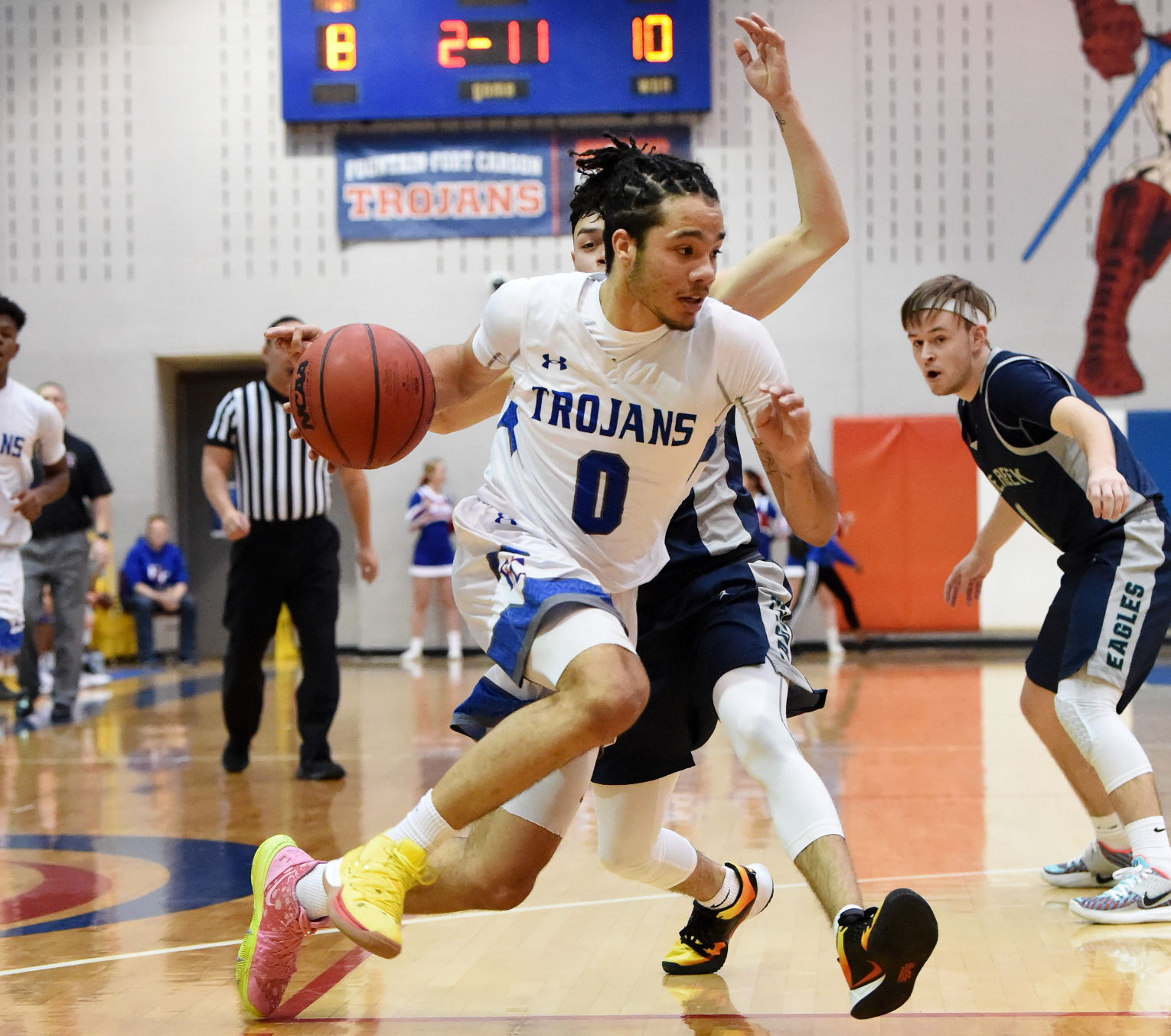 PHOTOS: Fountain-Fort Carson Trojans (58) Pine Creek Eagles (70)
